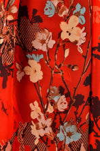 Load image into Gallery viewer, Grace Kelly Red Floral Dress