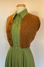 Load image into Gallery viewer, Ochre Crop Cardigan