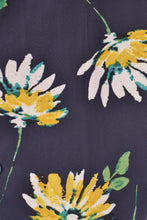 Load image into Gallery viewer, Odette Navy & Mustard Floral Dress