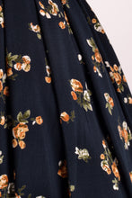 Load image into Gallery viewer, Sakura Navy & Petite Roses Dress