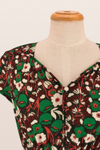Load image into Gallery viewer, Solange Green Floral Dress