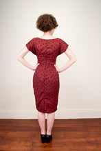 Load image into Gallery viewer, Lalleh Burgundy Dots Dress - Elise Design
 - 4