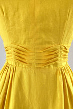 Load image into Gallery viewer, Ally Yellow Linen Dress