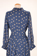 Load image into Gallery viewer, Amber Blue & Cream Floral Dress