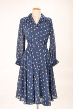 Load image into Gallery viewer, Amber Blue & Cream Floral Dress