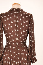 Load image into Gallery viewer, Amber Brown & Cream Floral Dress