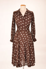 Load image into Gallery viewer, Amber Brown & Cream Floral Dress