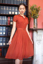 Load image into Gallery viewer, Camille Dots Orange Dress