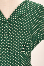 Load image into Gallery viewer, Dakota Green Polka Dot Dress