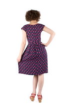 Load image into Gallery viewer, Ebony Navy Bird Dress