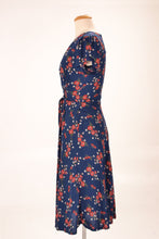 Load image into Gallery viewer, Fiorella Corset Blue & Red Floral Dress