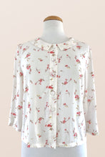 Load image into Gallery viewer, Perla Cream & French Roses Blouse