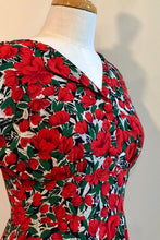 Load image into Gallery viewer, Dakota Red & Green Floral Dress