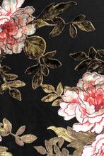 Load image into Gallery viewer, Winnie Velvet Floral Dress