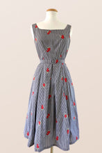 Load image into Gallery viewer, Abella Chequer & Rose Dress