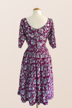 Load image into Gallery viewer, Clarissa Purple Floral Dress