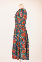 Load image into Gallery viewer, Jenna Turquoise & Orange Dress