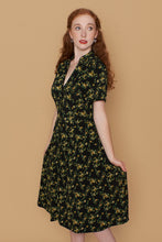 Load image into Gallery viewer, Jobelle Black & Mustard Dress