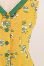 Load image into Gallery viewer, Lemon & Green Linen Dress
