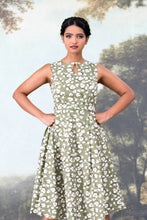 Load image into Gallery viewer, Meadow Green Floral Dress