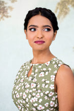 Load image into Gallery viewer, Meadow Green Floral Dress