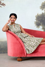 Load image into Gallery viewer, Meadow Green Floral Dress