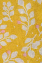 Load image into Gallery viewer, Perla Mustard & Cream Leaves Blouse