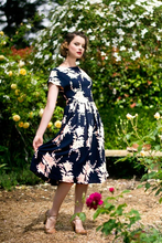 Load image into Gallery viewer, Annie Navy & Oyster Dress
