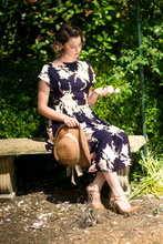 Load image into Gallery viewer, Annie Navy & Oyster Dress