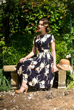 Load image into Gallery viewer, Annie Navy & Oyster Dress
