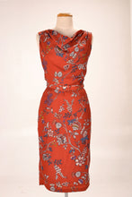 Load image into Gallery viewer, Thea Orange Floral Dress