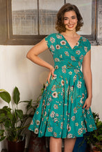 Load image into Gallery viewer, Viola Turquoise & Pink Dress