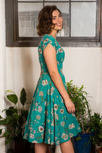 Load image into Gallery viewer, Viola Turquoise & Pink Dress