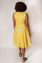 Load image into Gallery viewer, Lemon & Green Linen Dress