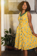 Load image into Gallery viewer, Lemon & Green Linen Dress