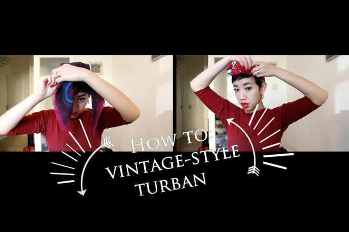 Vintage-style Turban Tutorial with Nora Finds