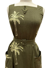Load image into Gallery viewer, Bee Green Palm Dress