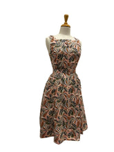 Load image into Gallery viewer, Bee Monstera Floral Linen Dress