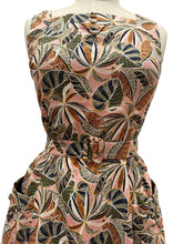 Load image into Gallery viewer, Bee Monstera Floral Linen Dress