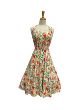 Load image into Gallery viewer, Delores Floral Linen Dress