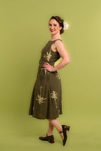 Load image into Gallery viewer, Bee Green Palm Dress