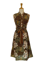 Load image into Gallery viewer, Green Floral Cotton Frill Dress