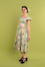 Load image into Gallery viewer, Astrid Green Petite Floral Dress