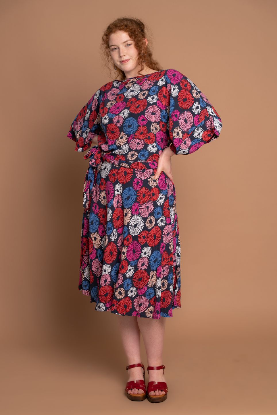 Kimono Abstract Blouse