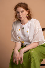 Load image into Gallery viewer, Lulu White Embroidery bolero