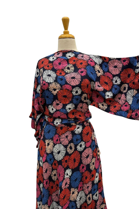 Kimono Abstract Blouse
