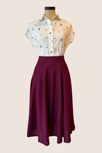 Load image into Gallery viewer, Anna Rose Burgundy Skirt