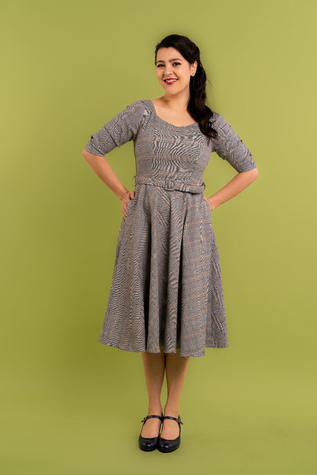 Suzie Grey Gingham Dress
