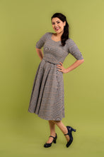 Load image into Gallery viewer, Suzie Grey Gingham Dress