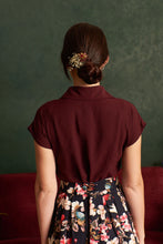 Load image into Gallery viewer, Minki Burgundy Blouse